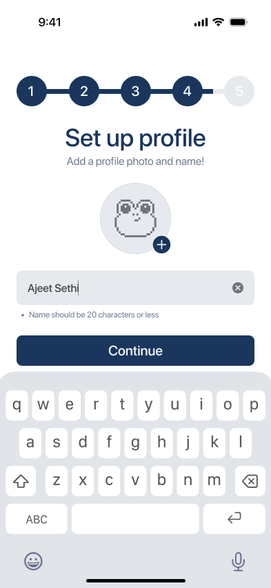 Profile Setup