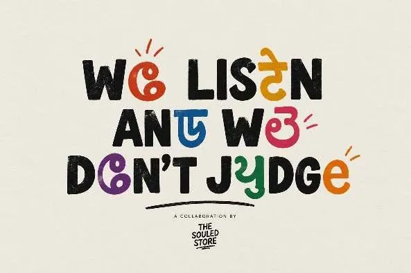 We Listen and We Don't Judge provocation