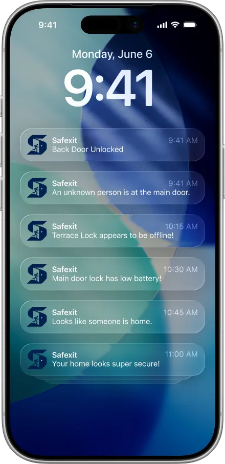 Lock-screen push alerts