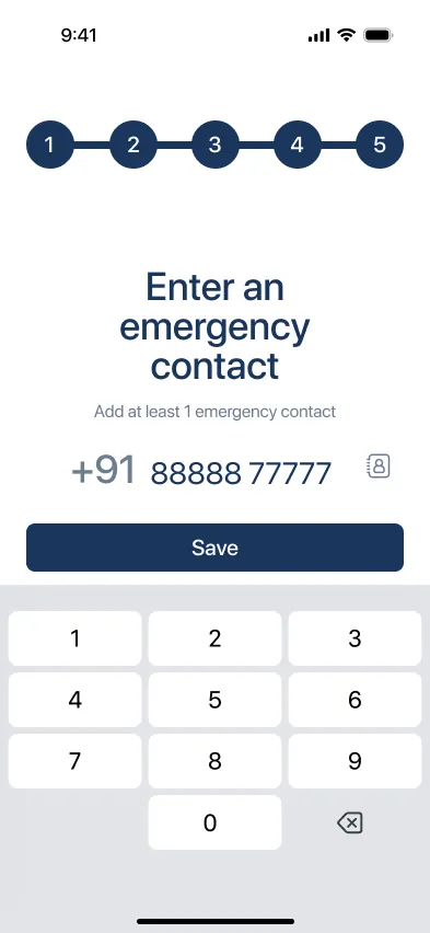 Emergency contact